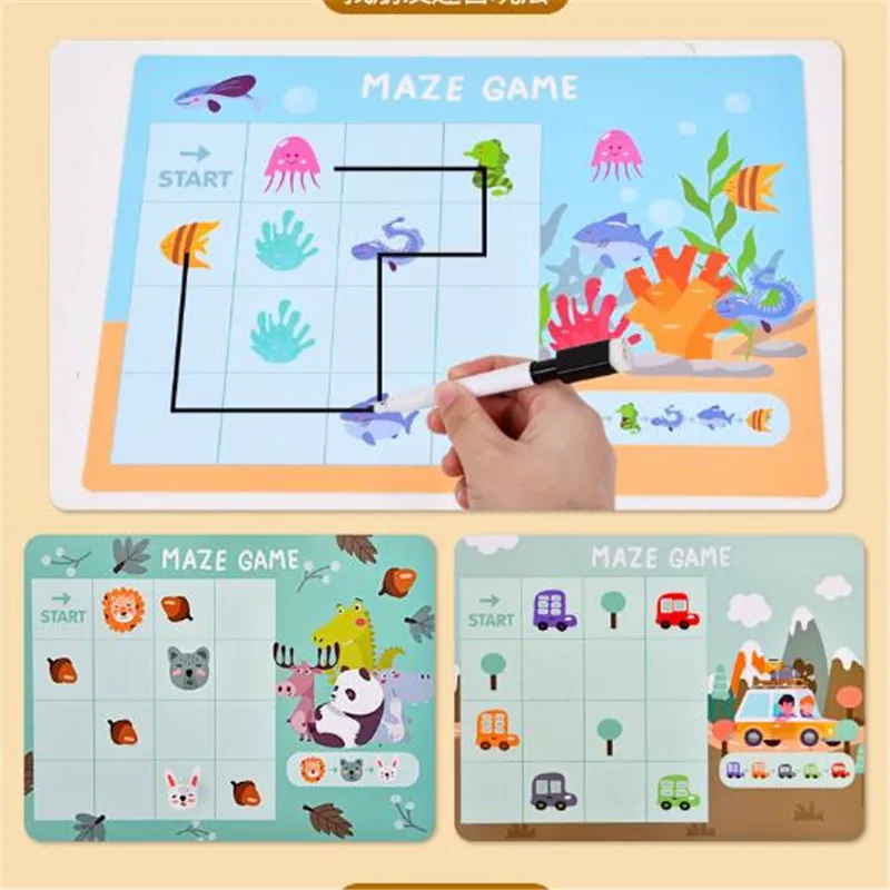 Ранние развивающие игрушки для детей ручка управления точками картина учебные