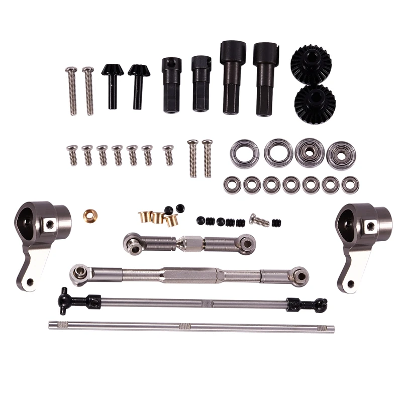 

Upgrade Metal Gear Bridge Axle for WPL C14/C24 B14/B24 with Screws RC Truck RC Car Parts