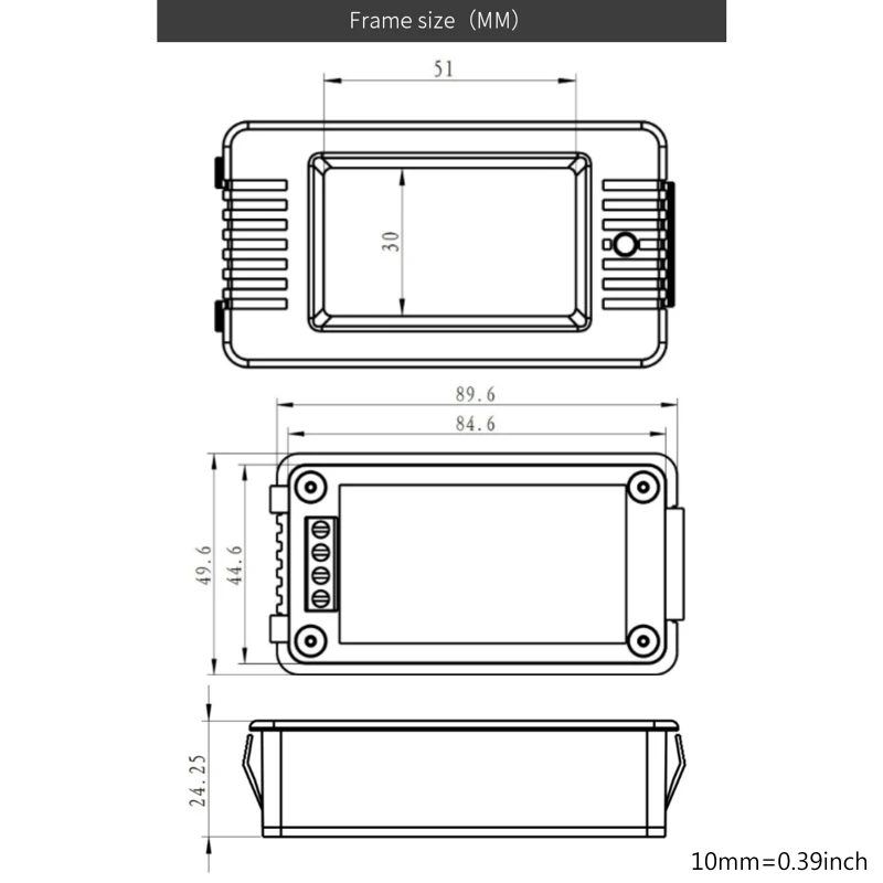 

K1KA Universal Battery Level Indicator Tester DC 0-100V Lithium Lead-acid Battery SOC Meter Panel Monitor Color LCD Display