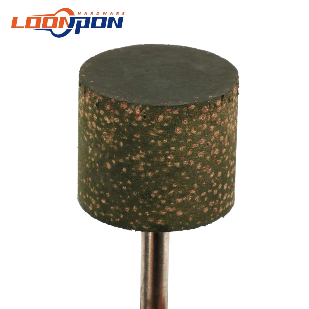 10 шт. резиновая Шлифовальная головка в форме цилиндра из губки кунжута с