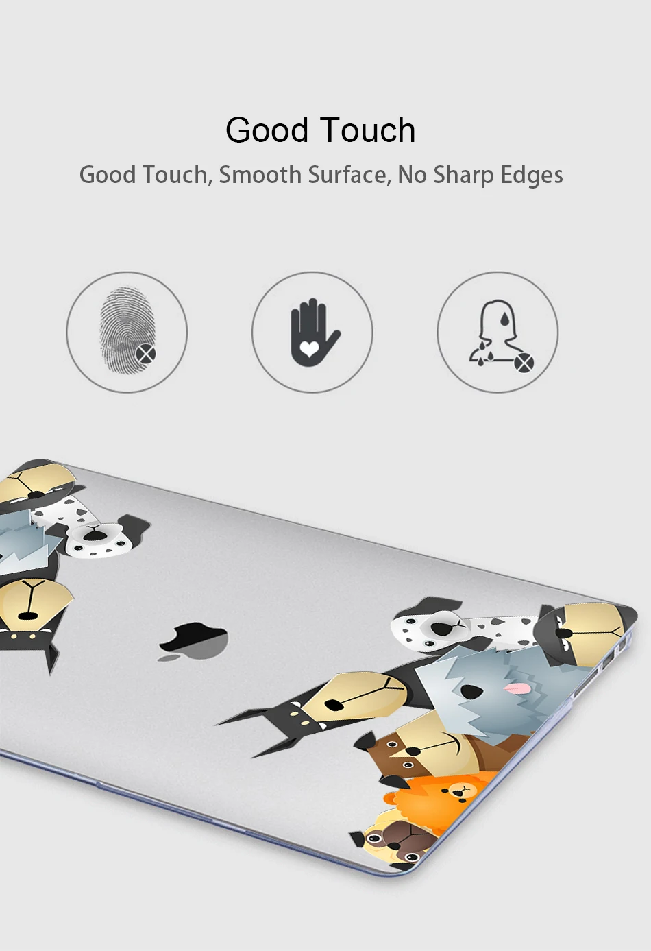 MTT чехол с мультяшными животными для Macbook Air 11 13 Pro retina 13 15 с сенсорной панелью для mac book 12 дюймов чехол для ноутбука с милым котом
