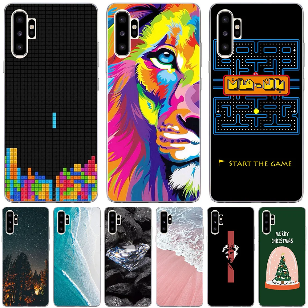 

For Samsung Galaxy Note 10 5G 10Lite Plus 5G Cases Silicone Soft TPU Back Cover Protective Cute Fundas Luxury Coque Bags