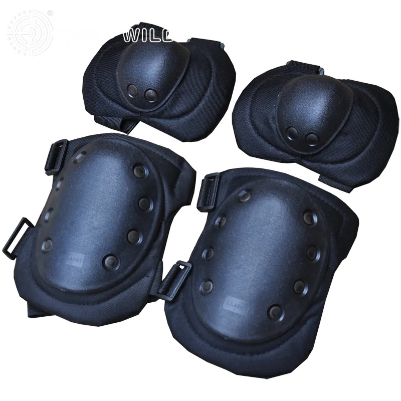 

Tactical Sports Knee Pads & Elbow Support Military Tactical Protective Gear Set CS Equipment Safety Protection Outdoor