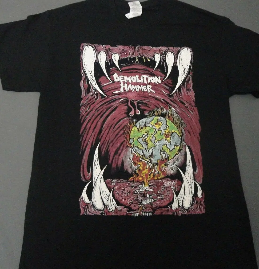

DEMOLITION HAMMER - NECROLOGY, SMALL T-SHIRT Top Quality 2019 New Brand Men'S