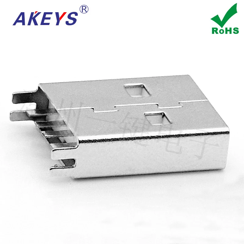 10 шт 15 0 мм USB 2 A общественный 180 градусный прямой штекер короткий корпус сварная
