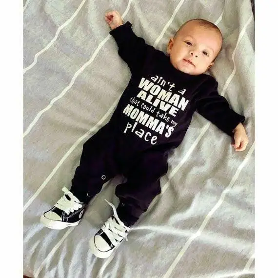 Комбинезон с длинными рукавами для новорожденных мальчиков и девочек осенне