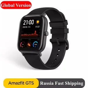 Russia shipping amazfit gts smart watch global version 12 sport model 5atm waterproof sleep tracking heart rate smartwatch 1 Item image