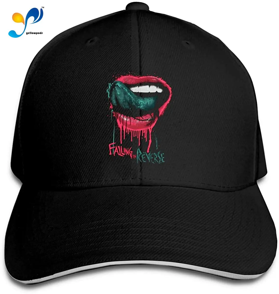 

Falling in Reverse - Lips Sandwich Cap Headgear Baseball Hat Casquette