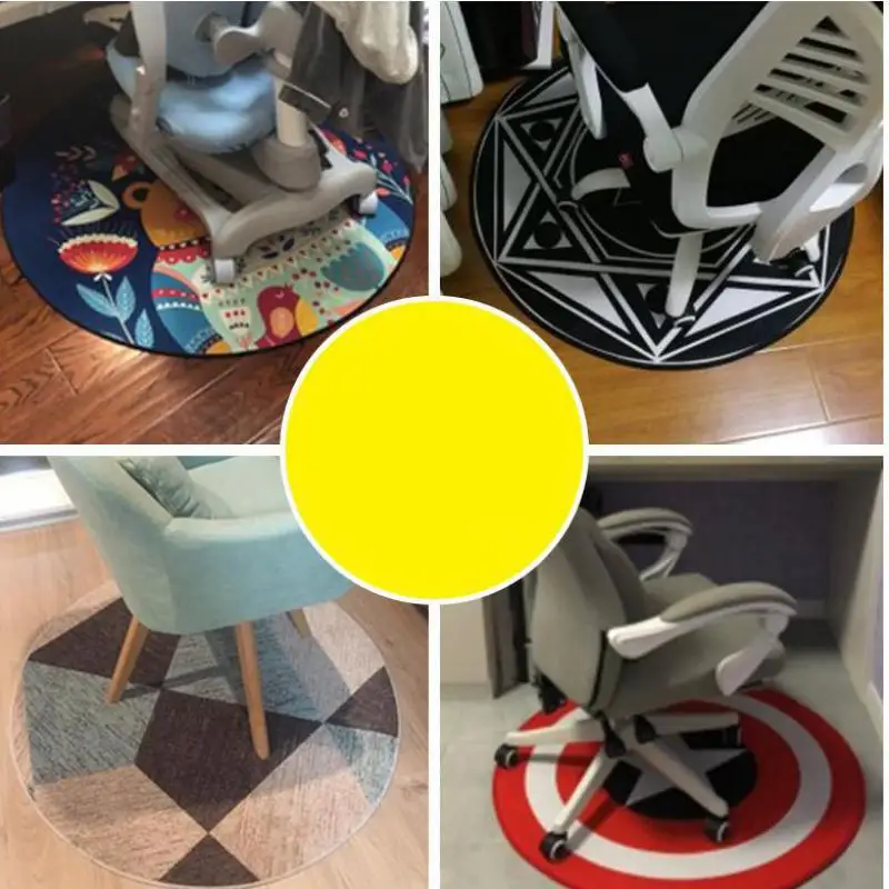 Satılık Yuvarlak Halı Sandalye Minderi Yatak Battaniye Bilgisayar Oturma Odası Döner Kat Başucu İskandinav Tarzı Geometrik Yetişkinler Kilim Dekorasyon