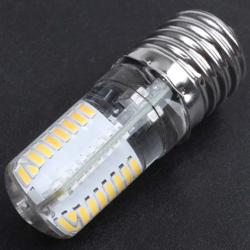 E17 розетка 5 Вт 64 светодиодный светильник лампа 3014 SMD теплый белый AC 110V