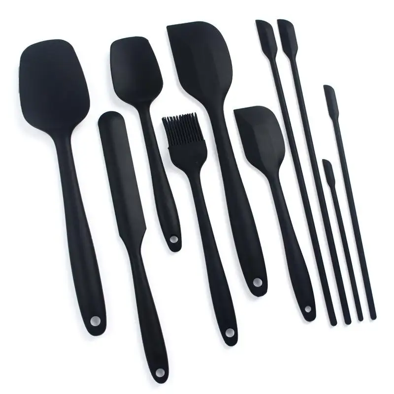 

10 pcs Silicone Pastry Baking Scraper Non Stick Butter Spatula Nylon Chocolate Spreader Heat Resistant Kitchen BakingTools