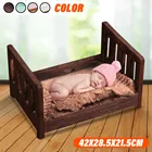 Реквизит для фотосъемки новорожденных деревянная Съемная кровать для детской фотосъемки аксессуары для студийной фотосъемки