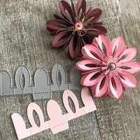 metal cutting dies cut die mold 3d folded flower decoration scrapbook paper craft knife mould blade punch stencils dies