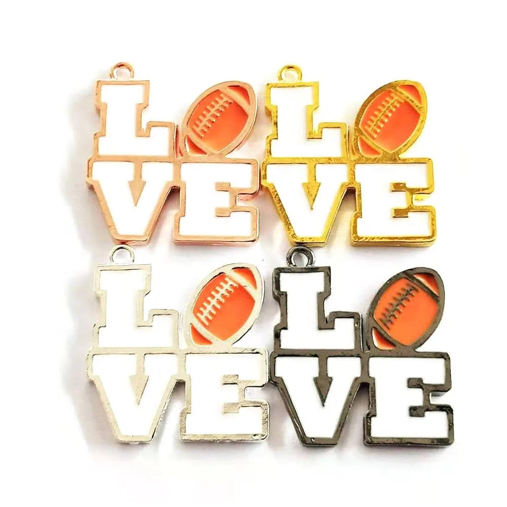 

10pcs letter love charms for women DIY jewelry accessories L45