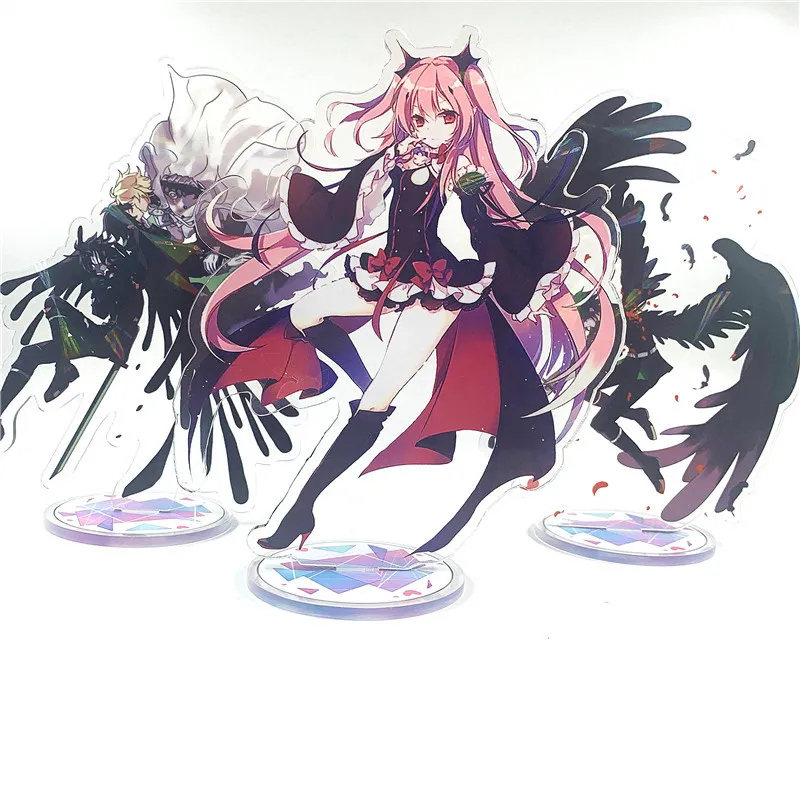 Seraph of the end Yuichiro Hyakuya Mikaela фигурка на акриловой подставке настольное украшение