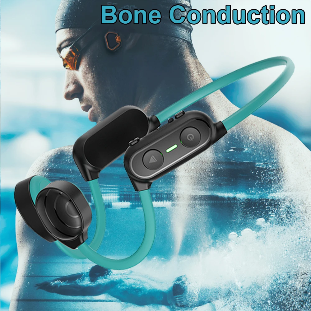 

Беспроводные Bluetooth-наушники, новые наушники с костной проводимостью, водонепроницаемые IPX6 стереогарнитура с открытым ухом и длительным вре...