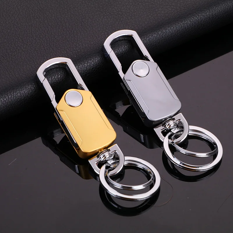 

360 Degree Rotating Men's Keychain Cool Fingertip Gyro Beer Bottle Opener Free Custom Logo Perfect Gift for Boyfriend