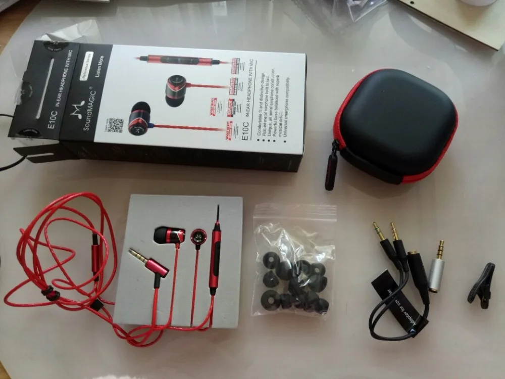 SoundMAGIC Sound MAGIC E10C наушники-вкладыши с микрофоном и функцией изменения громкости шумоизолирующие наушники-вкладыши Hi-Fi стерео наушники