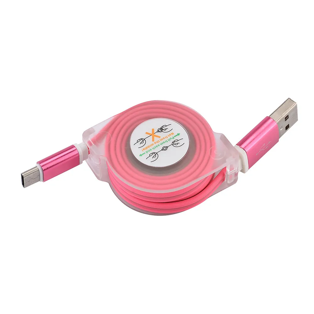 USB-C type C-USB Выдвижной кабель для синхронизации данных 2A зарядный USB передачи