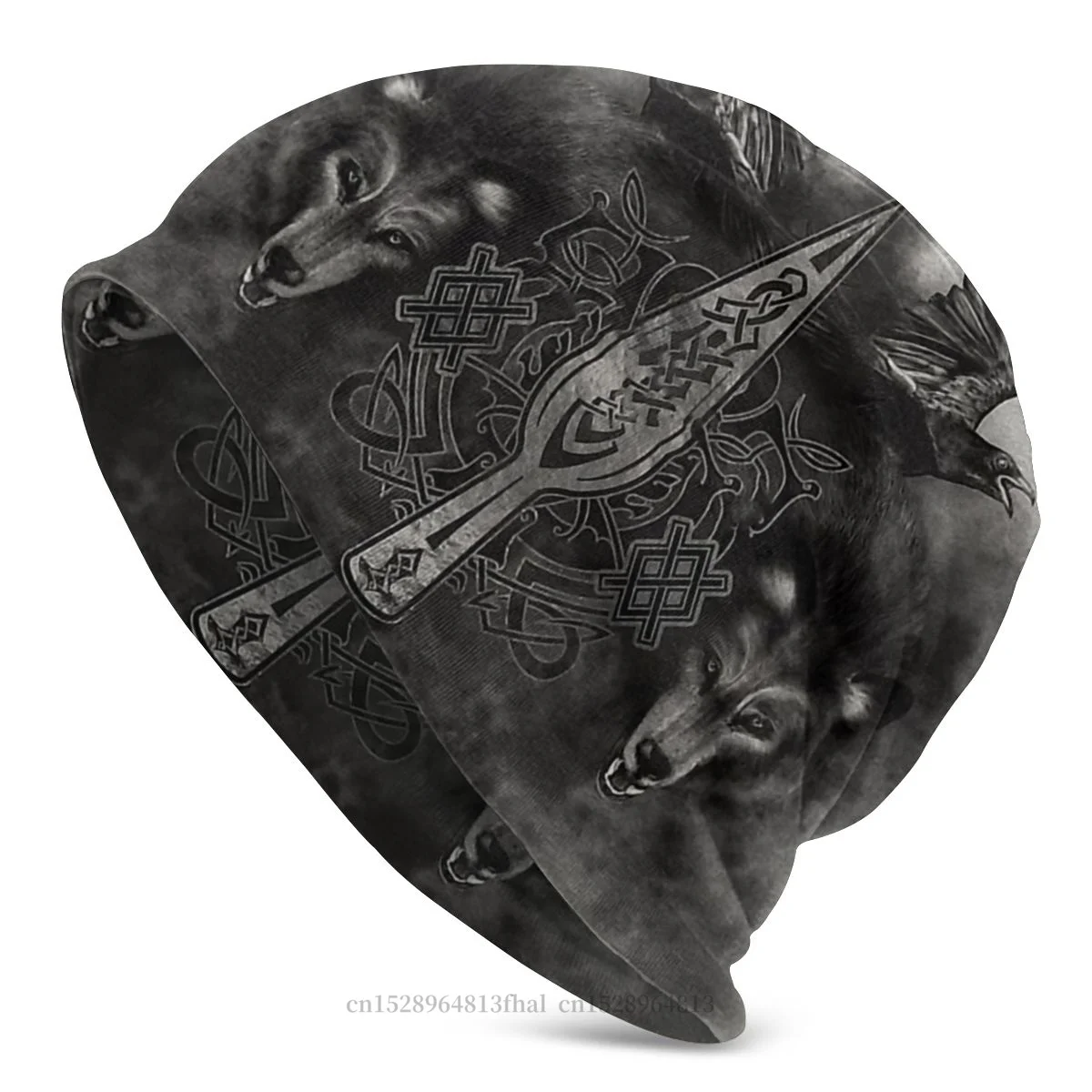 

Knitting Hat Gungnir Spear Of Odin Outdoor Beanie Caps Vikings Skullies Beanies Ski Caps Cotton Bonnet Hats