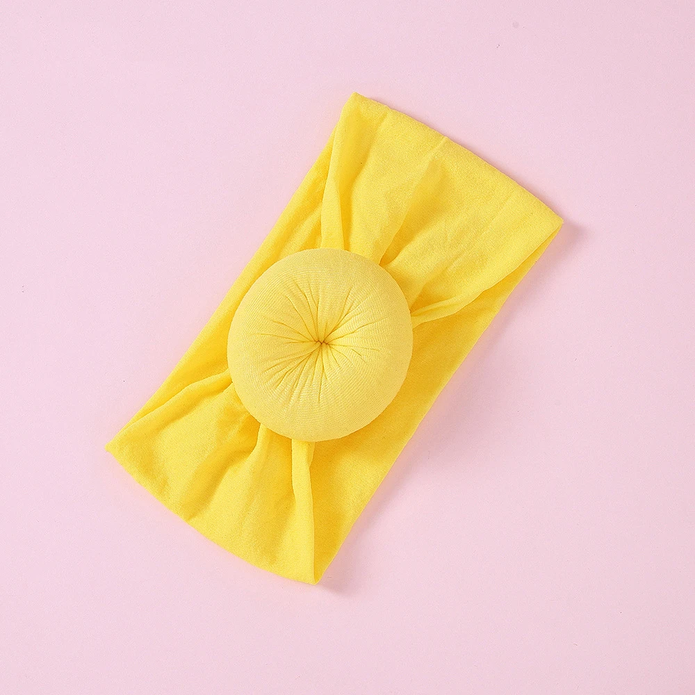 Diadema suave para beb&eacute;, diademas para ni&ntilde;a reci&eacute;n nacida, turbante infantil, accesorios para el cabello para ni&ntilde;os peque&ntilde;os, banda para el pelo de nailon, bonitos regalos para beb&eacute; Kwaii-4