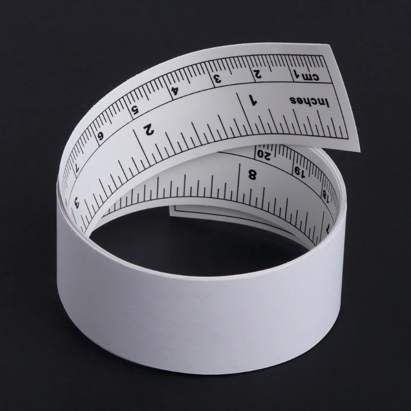 

Self Adhesive Metric Measure Tape Vinyl Silver Rulers For Sewing Machine Sticker L4MF