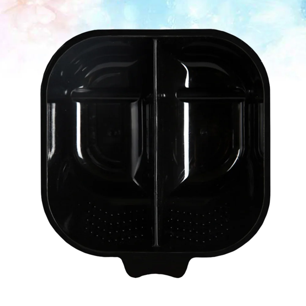 

Tools for Dyeing Hair Mixing Bowl with Baking Oil Dye Double Bowl Salon Dedicated Bowl Black