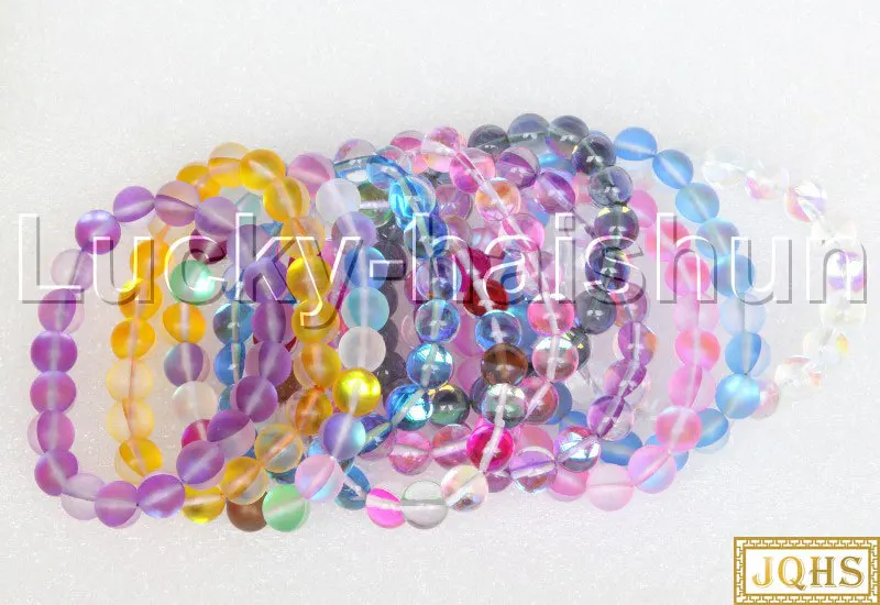 

Эластичный браслет из Лабрадорита, 7,5 дюйма, 10 мм