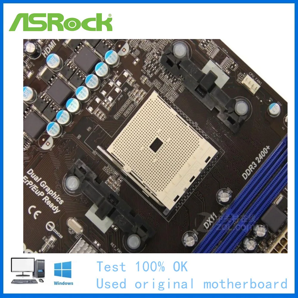 Материнская плата FM1 APU CPU DDR3 для AMD A55M A55 | Компьютеры и офис