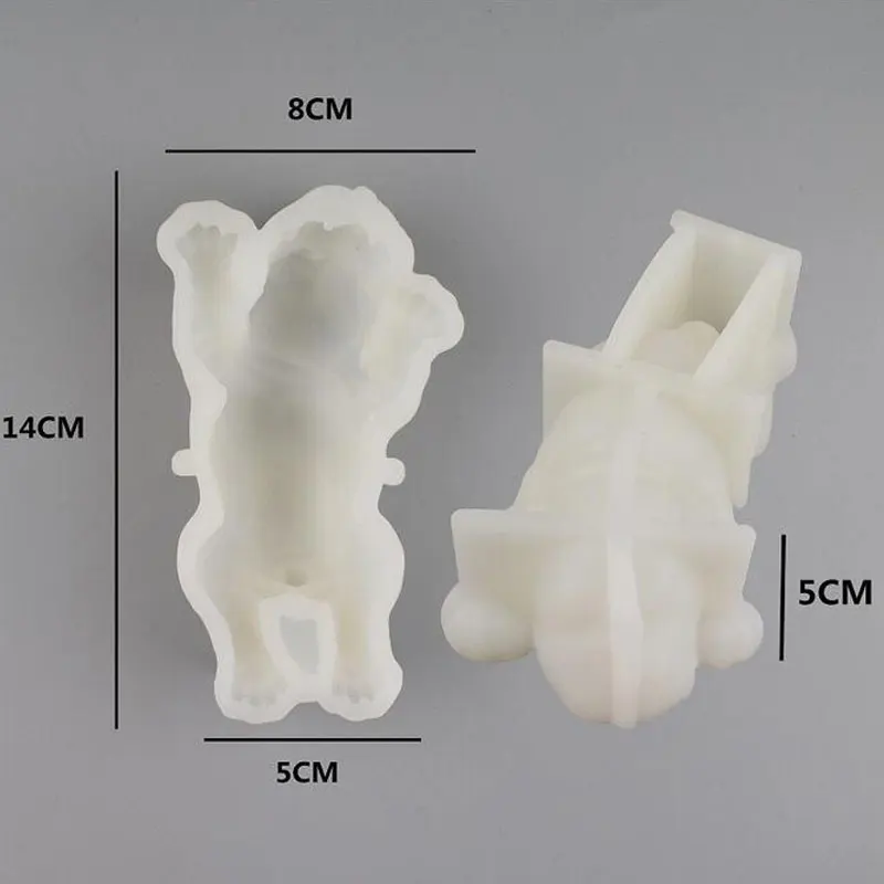 Силиконовая форма для торта в виде милой собаки 3D искусственный пудинг