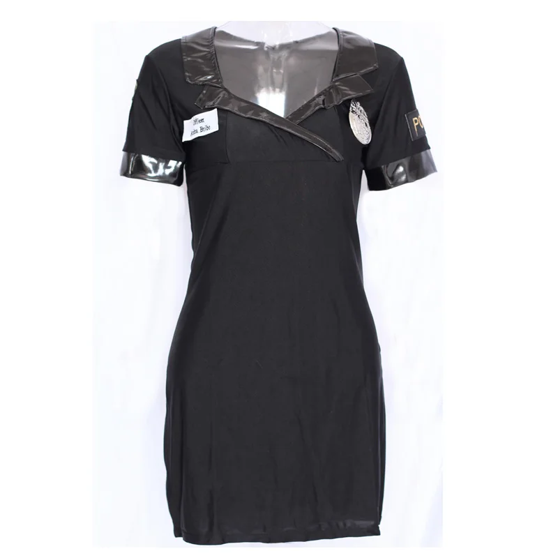 Костюм на Хэллоуин для взрослых полицейская женщина косплей Униформа