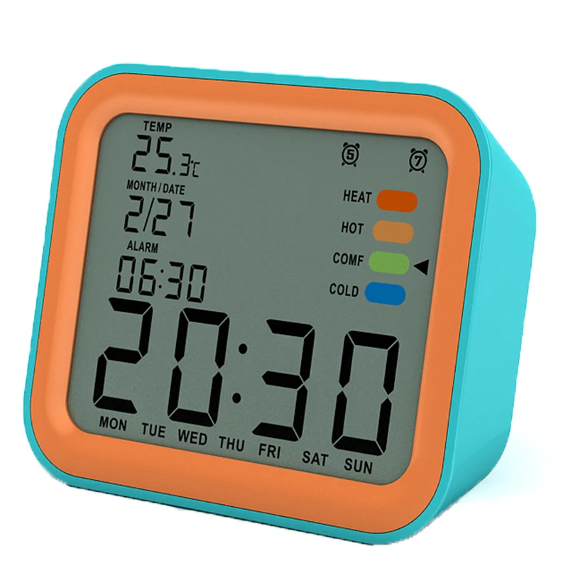 Цветной Подарочный Настольный будильник часы для студенческого использования с