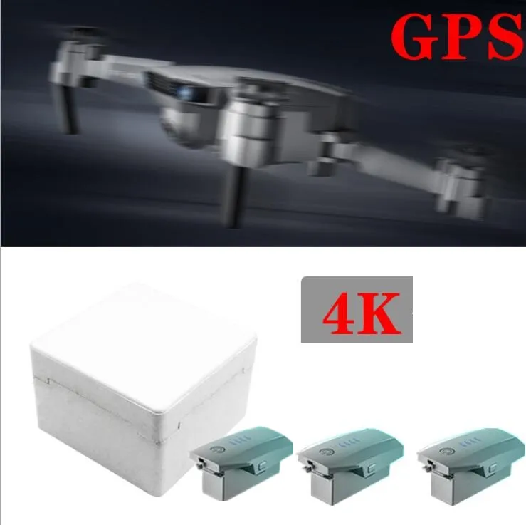 4K Camera 3battery 4 K/1080 P анти-встряхивание зум аэрофотосъемка WiFI приложение управление RC Дрон 5G gps следуем за мной/возврат фиксированная точка объемный Радиоуправляемый вертолет - Цвет: 4K Camera 3battery