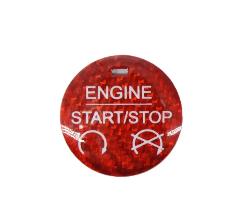 Новинка 2015 года стильная накладка на пусковую кнопку двигателя из углеродного