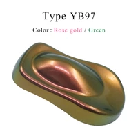 yb97 chameleon pigments acrylic paint powder coating chameleon dye for cars automotive arts crafts nails decoration painting 10g