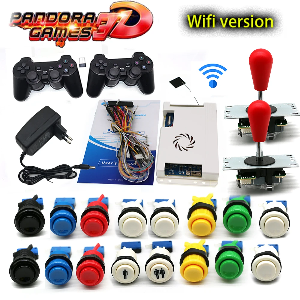 Аркадный набор сделай сам Wi Fi онлайн загрузка 3D 3303/ 4018 в 1 настольная игра с USB