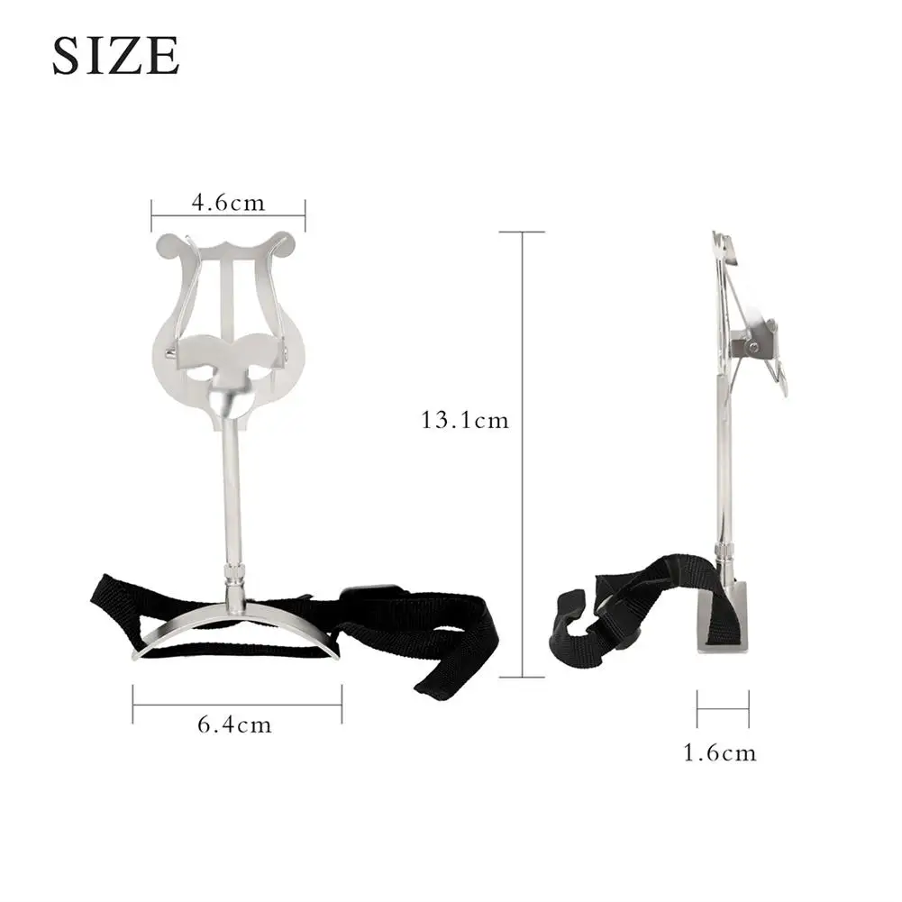 Pocket Trumpet Clip Sheet Music Holder Clip-on Stand Clarinet Marching Band Lyre Cilp for Woodwind Instrument | Спорт и развлечения
