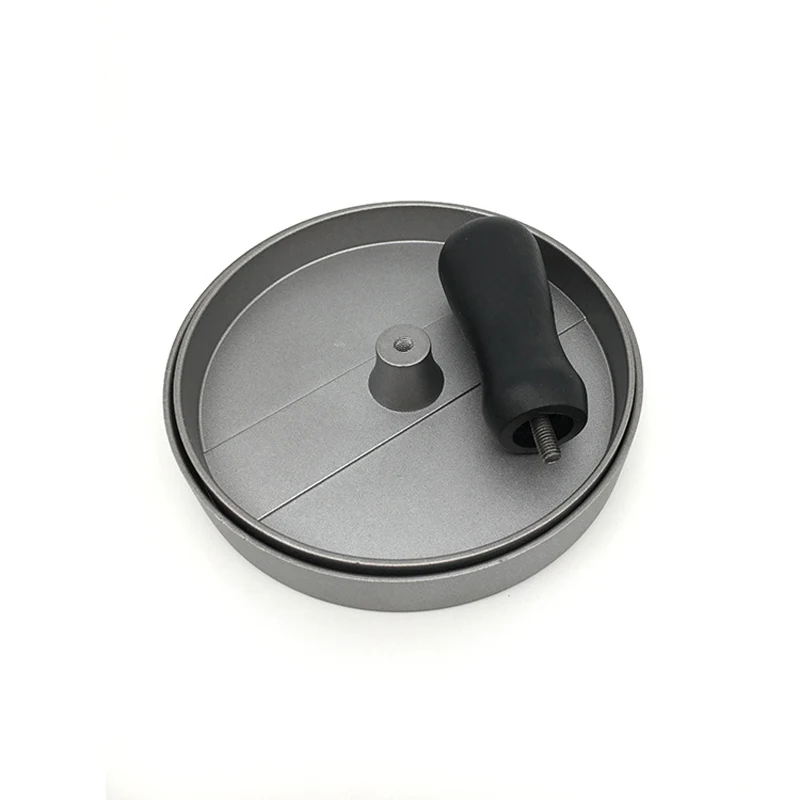 Высокое качество круглая форма гамбургер пресс алюминиевый сплав 11 см мясо