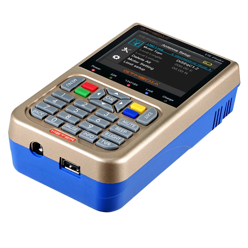 [Новинка 100%] V8 Finder Meter SatFinder Digital Satellite DVB S/S2/S2X HD 1080P приемник ТВ сигнала спутниковый