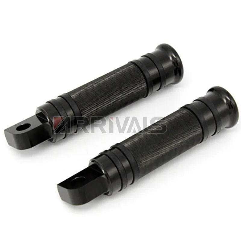 Мотоциклетные черные колышки для ног 1 пара передняя и задняя педаль Harley Touring