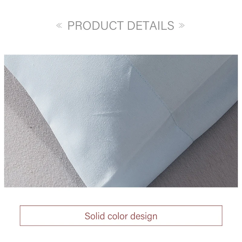 

1 Pair Plain Pillowcases Fitted With Solid Color Single Pillowcases Home Bedroom Bedding Pillowcase Home Pillowcases .
