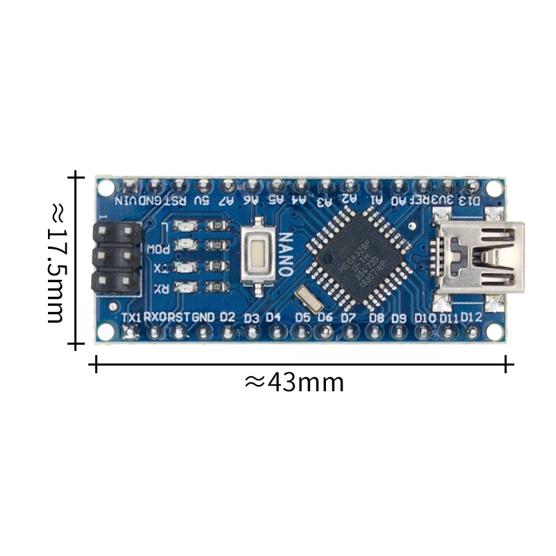 50 шт. Nano 3 0 контроллер совместим с nano CH340 USB драйвер без кабеля NANO V3.0|controller drivers|controle