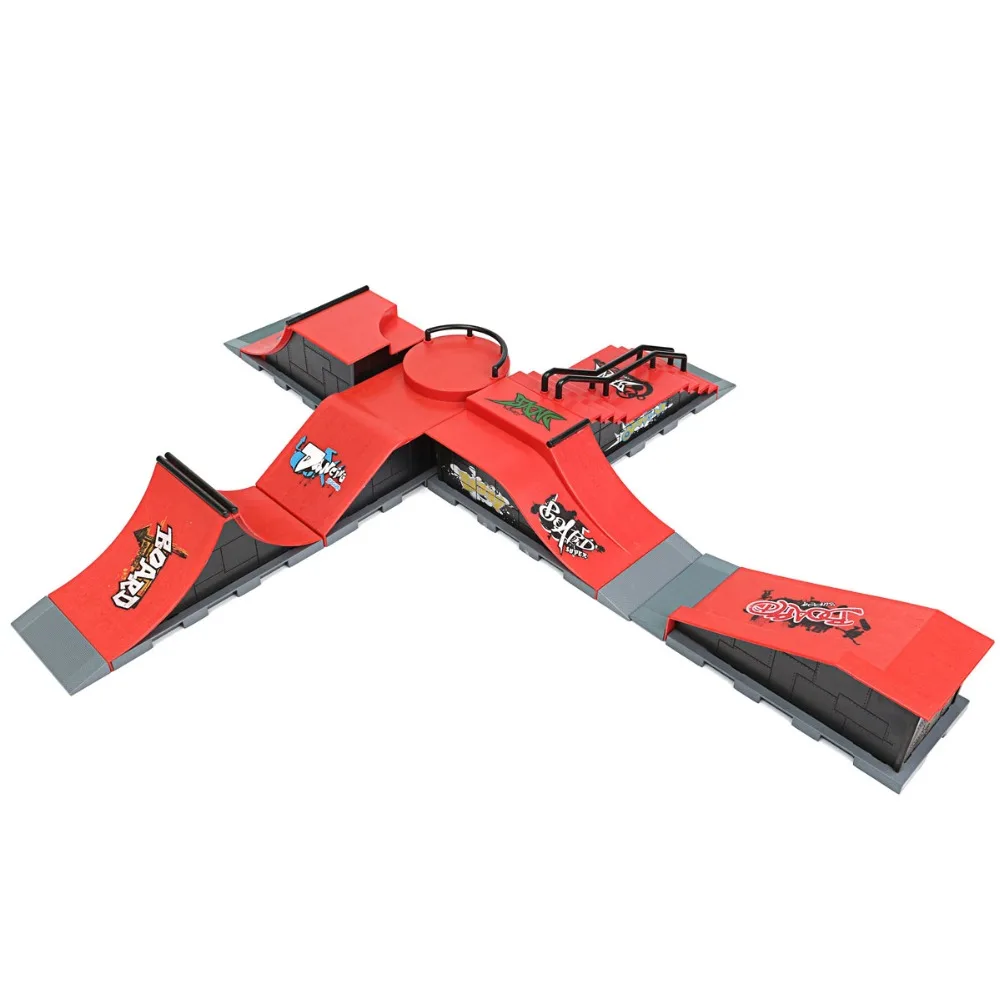 Детские Фингерборды скейт-парк пластиковые игрушки доски для пальцев детей