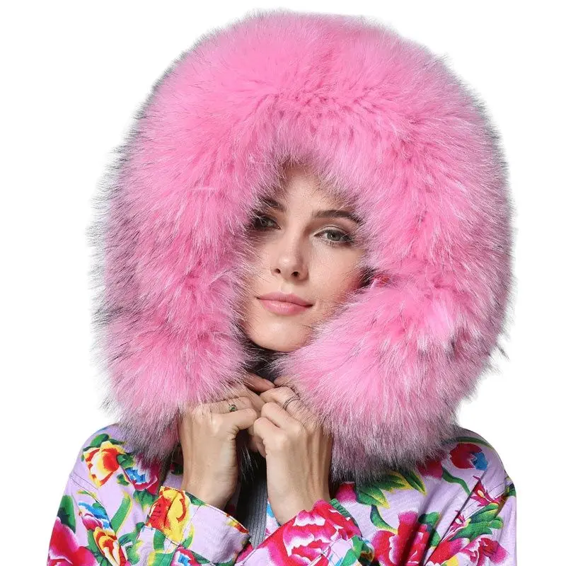 2017 розовый настоящий Енот огромные толстовки тренчкот для мам Одежда в китайском