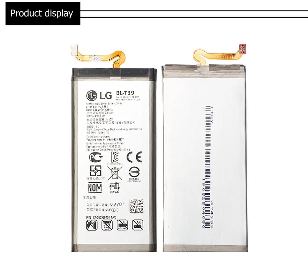 LG аккумулятор для телефона BL-T39 для LG G7 G7+ G7ThinQ LM G710 сменные батареи 3300 мАч с бесплатными инструментами