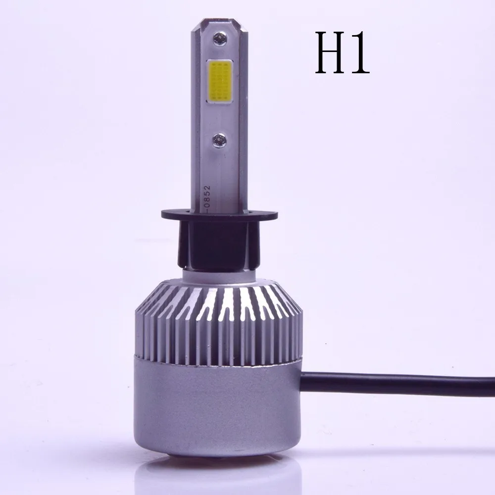 2X S2 H1 H3 H4 H7 H8 H9 H11 9005 9006 COB Del Faro 72 W фары для 8000LM светодиодный Авто ФАРИ Lampadina Della Luce di Nebbia 6500 K 24 V