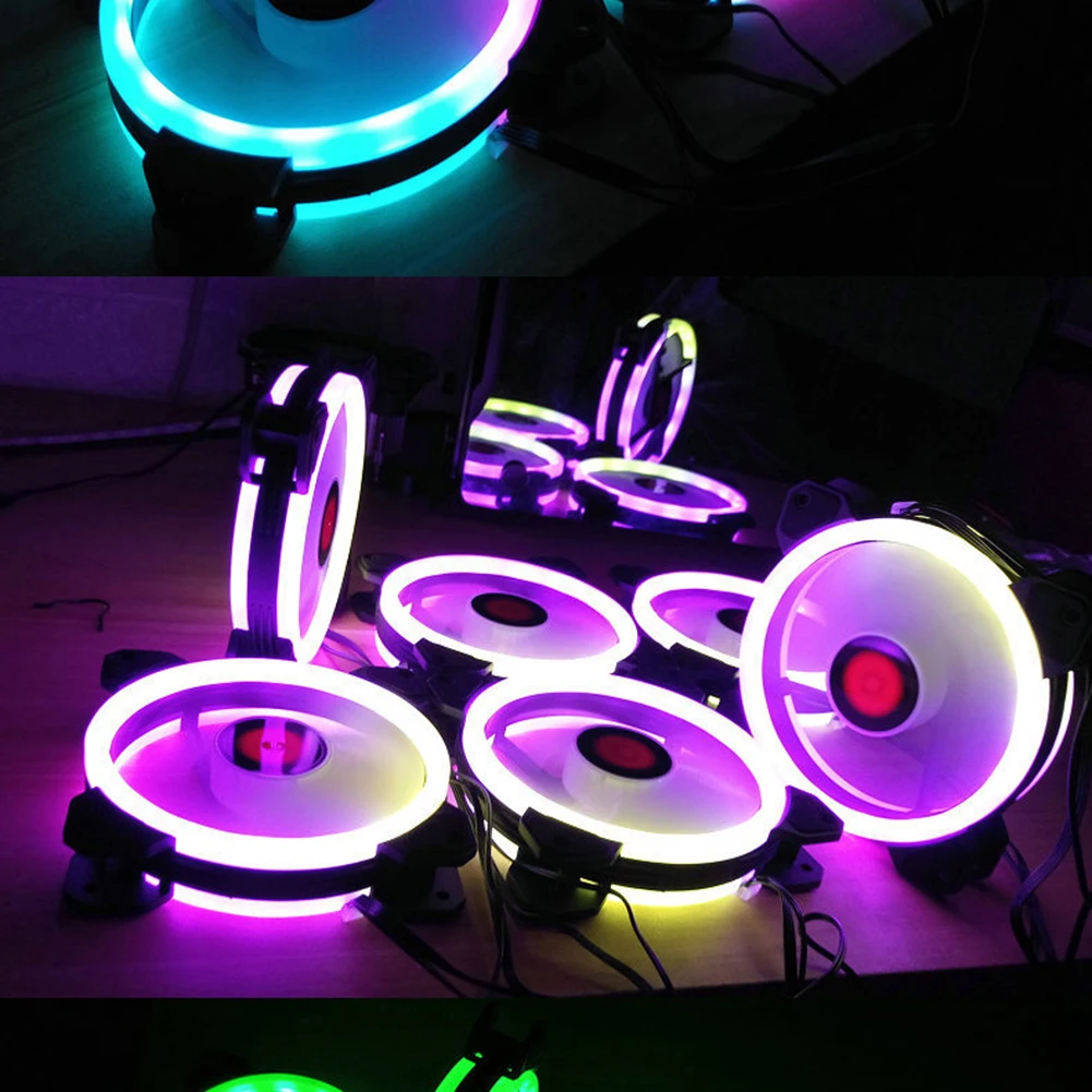 12 см компьютер водяного охлаждения аксессуары RGB PC чехол Вентилятор тихий