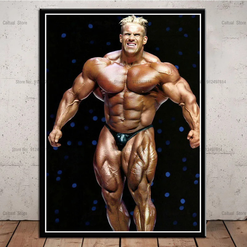 C293 Джей Куллер Бодибилдинг Мышцы сильный человек тренажерный зал цитаты Картина