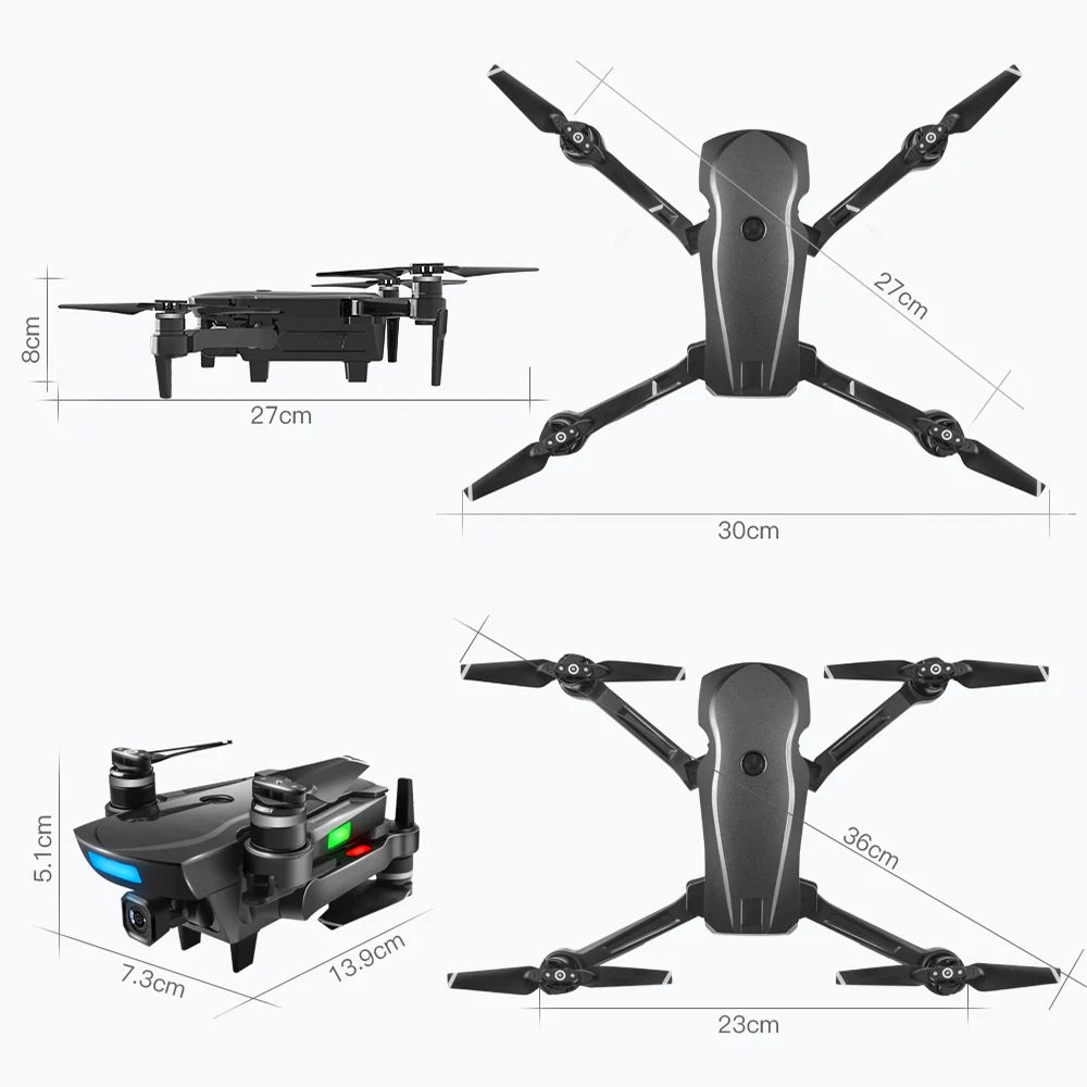 Дрон CG033 складной 4K Wi-Fi HD gps оптический поток позиционирование дистанционное