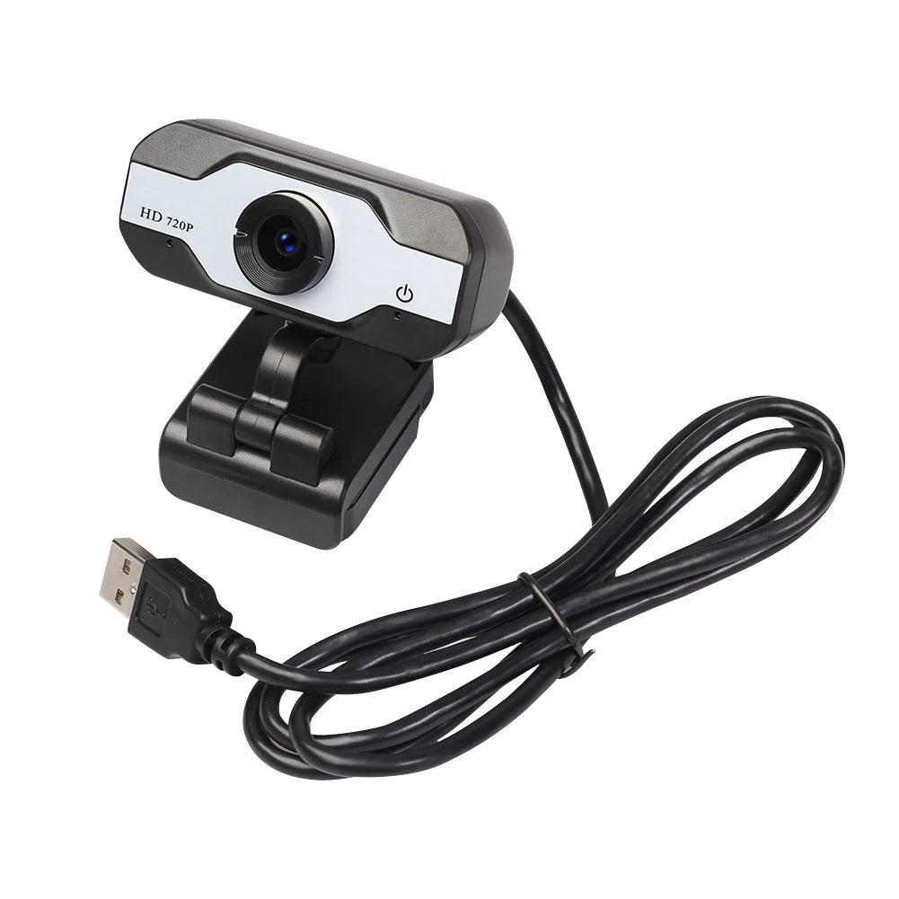 

720P HD USB Webcam with Built-in MIC Plug n Play 360 Degree for Laptop Desktop Computer Accessory Laptop Computer